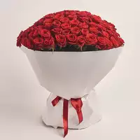 Букет 101 Красная роза Ред Наоми