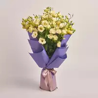 Bouquet of 15 Cream Eustomas