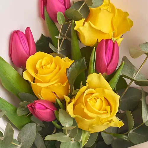 Изображение товара Букет 713, упаковка: Белая, артикул: 2611