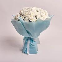 Bouquet of 19 White Chrysanthemums 