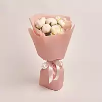 Bouquet of 7 White Peonies