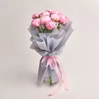Bouquet of 9 Pink Peonies