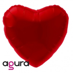 Кулька фольгована Agura Серце червоне
