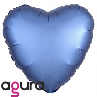 Шарик фольгированный Agura Сердце мистик синее