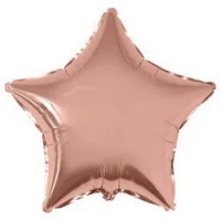 Foil balloon FM Star metallic pink gold 