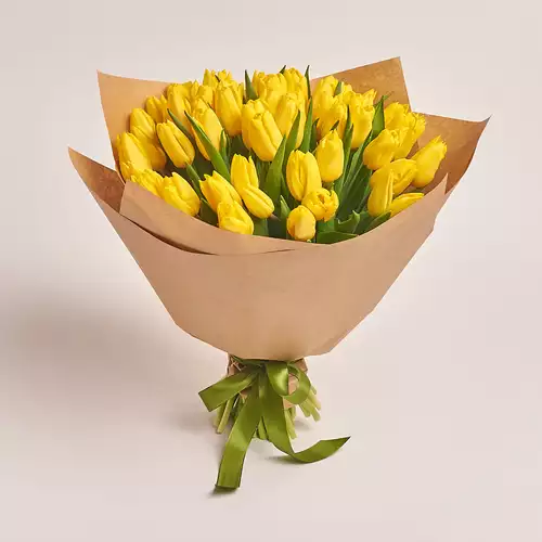 Bouquet 51 Yellow tulip
