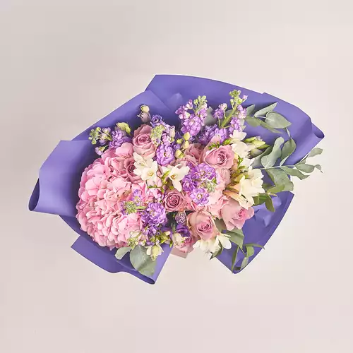 Product image Bouquet 621, packaging: Gradiens violet, vendor code: 2303