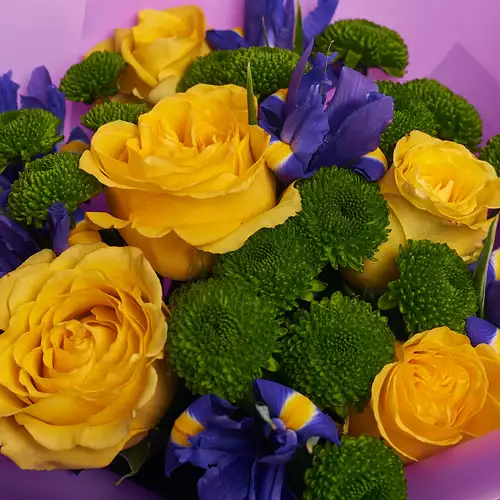 Product image Bouquet 613, packaging: Purple, vendor code: 2334