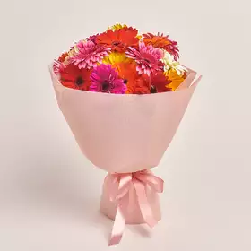 Bouquet of 25 Gerberas mix