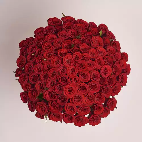Product image Bouquet of 101 Red Rose Prestige , packaging: Without packaging, vendor code: 2431