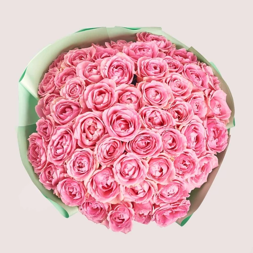 Product image Bouquet of 51 Roses Wem, packaging: Gradiens tiffany, SKU: 2296