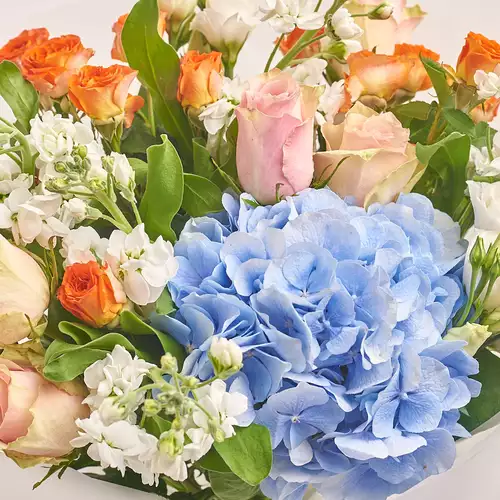 Product image Bouquet 617, packaging: Gradiens blue, vendor code: 2336