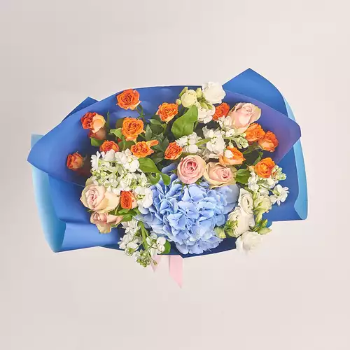 Product image Bouquet 617, packaging: Gradiens blue, vendor code: 2336
