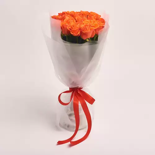 Product image Bouquet of 19 Roses Wow , packaging: Transparent, vendor code: 2387