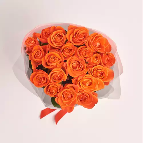 Product image Bouquet of 19 Roses Wow , packaging: Transparent, vendor code: 2387