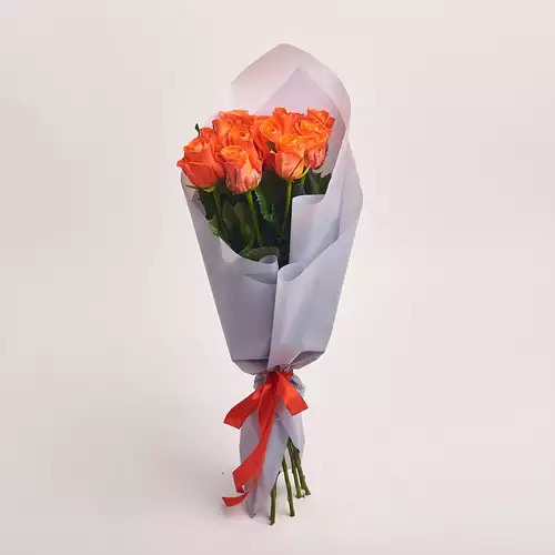 Product image Bouquet of 11 Roses Wow , packaging: Gray, vendor code: 2250