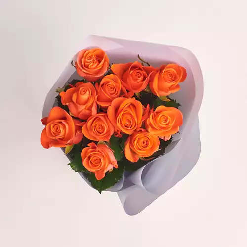 Product image Bouquet of 11 Roses Wow , packaging: Gray, vendor code: 2250