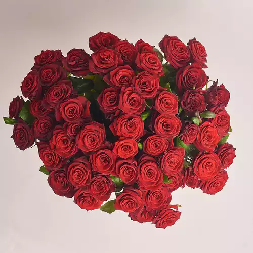 Product image Bouquet 51 Red Rose Grand Prix, packaging: Without packaging, vendor code: 2291