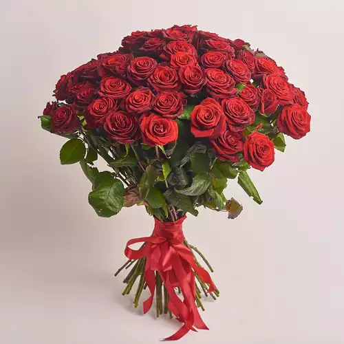 Product image Bouquet 51 Red Rose Grand Prix, packaging: Without packaging, vendor code: 2291