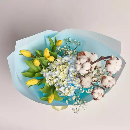 Product image Bouquet 628, packaging: Blue, vendor code: 2310
