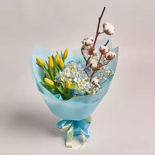 Product image Bouquet 628, packaging: Blue, vendor code: 2310