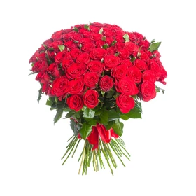 Bouquet of 75 Red Roses Prestige 