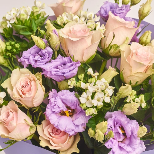 Product image Bouquet 602, packaging: Gradiens violet, vendor code: 2318