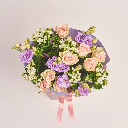 Product image Bouquet 602, packaging: Gradiens violet, vendor code: 2318