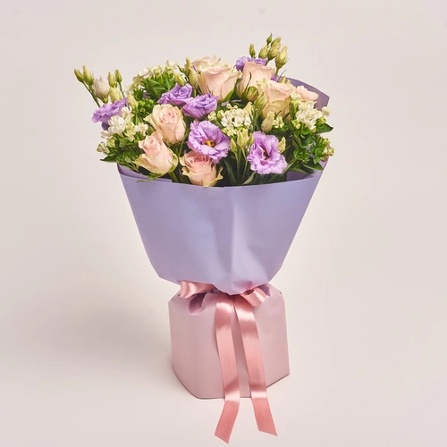 Product image Bouquet 602, packaging: Gradiens violet, vendor code: 2318