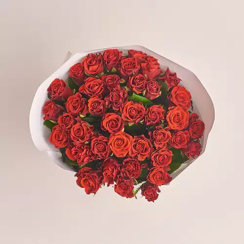 Product image Bouquet of 39 Roses Eltoro, packaging: White, vendor code: 2239