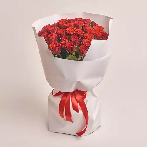 Product image Bouquet of 39 Roses Eltoro, packaging: White, vendor code: 2239