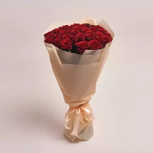 Product image Bouquet of 35 Red Roses Prestige , packaging: Peach, vendor code: 2428