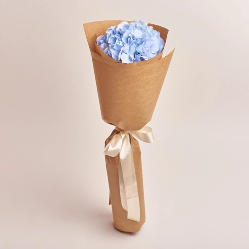 Product image Bouquet 1 Blue Hydrangea, packaging: Craft, vendor code: 2470