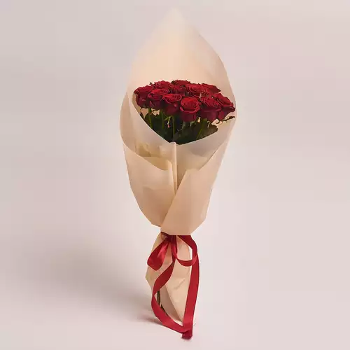 Product image Bouquet of 11 Red Roses Prestige , packaging: Peach, vendor code: 2426