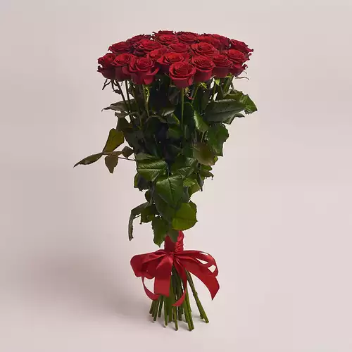 Product image Bouquet of 25 Red Roses Prestige , packaging: Without packaging, vendor code: 2427