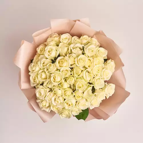 Product image Bouquet 51 White Rose, packaging: Powder, vendor code: 2284
