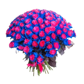 Bouquet 101 roses Graphite Mondial 