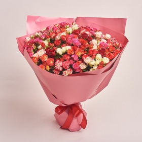 Bouquet of 59 Roses Spray mix