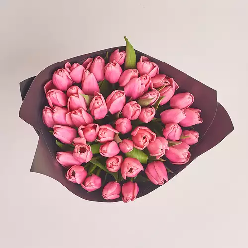 Product image Bouquet 51 Pink Tulip, packaging: 
Graphite, vendor code: 2297