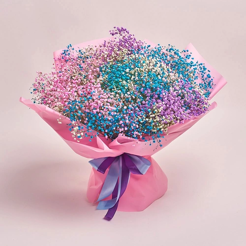 Bouquet 15 Gypsophila Painted