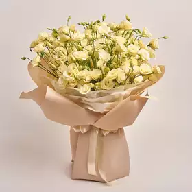 Bouquet of 25 Cream Eustomas