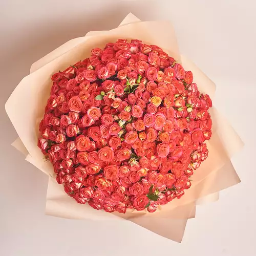 Product image Bouquet 51 Orange Rose Spray, packaging: Peach, vendor code: 2607