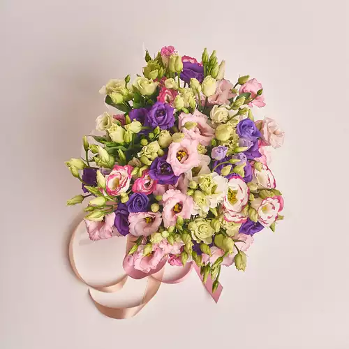 Product image Box of 19 Eustoma Mix, packaging: Purple, vendor code: 2655