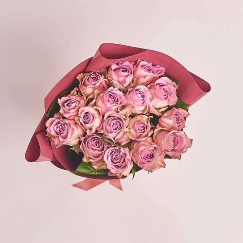 Product image Bouquet of 15 Roses Memory Lane , packaging: Coral, vendor code: 2657