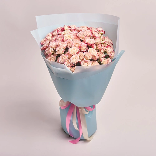 Product image Bouquet of 25 Reflex Spray Roses, packaging: Blue, vendor code: 2684