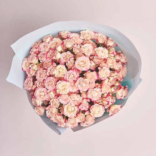 Product image Bouquet of 25 Reflex Spray Roses, packaging: Blue, vendor code: 2684