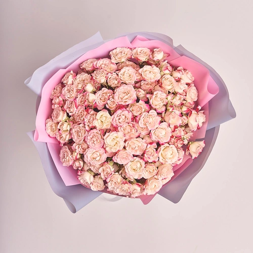 Product image Bouquet of 25 Reflex Spray Roses, packaging: Gray, vendor code: 2684