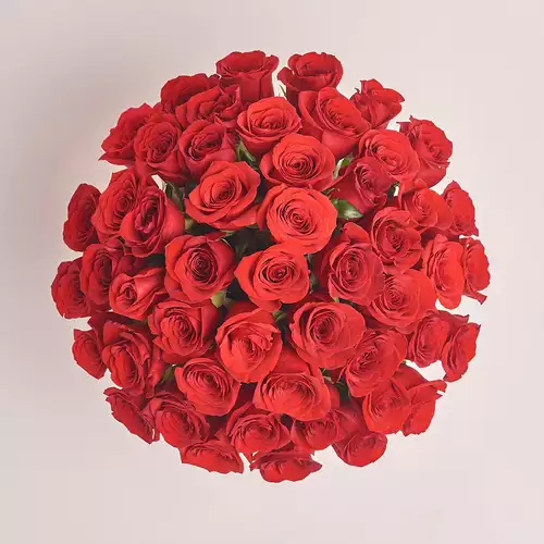 Product image Box of 51 Red Roses Grand Prix, packaging: Purple, vendor code: 2688