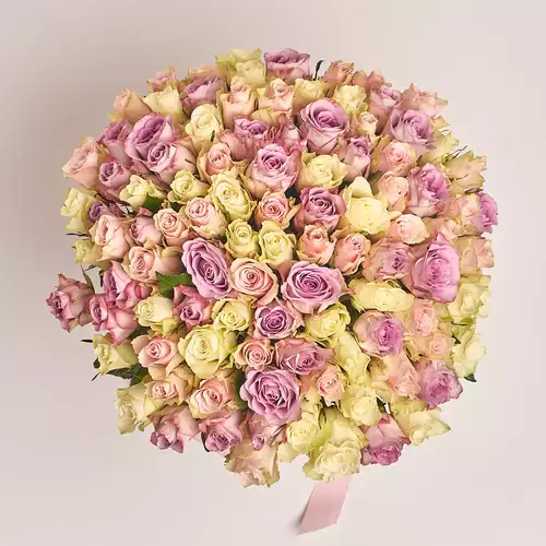 Product image Bouquet 101 Rose Athena and Memory Mix, packaging: Without packaging, vendor code: 2703