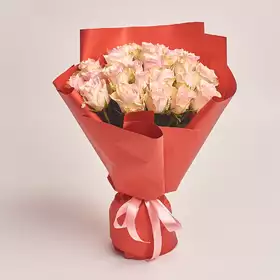 Bouquet of 25 Roses Pink Athena
